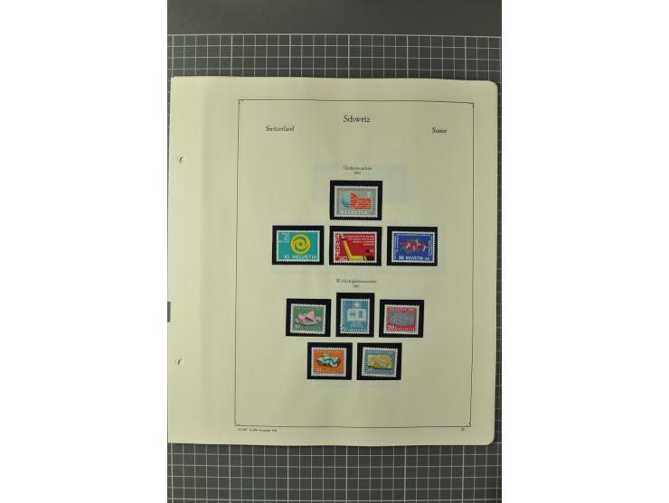 1843/1960 (ca.), postfrische, ungebrauchte und gestempelte Sammlung, dabei bessere klassische Werte, Pax, schöner Teil Ämter,