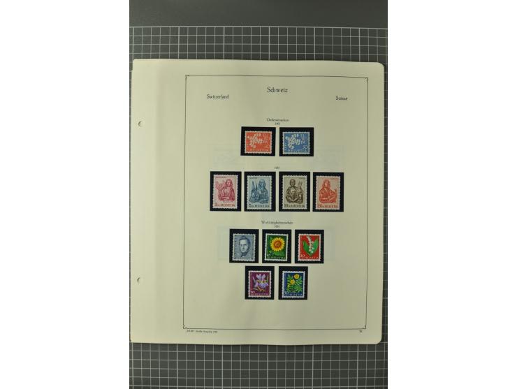 1843/1960 (ca.), postfrische, ungebrauchte und gestempelte Sammlung, dabei bessere klassische Werte, Pax, schöner Teil Ämter,