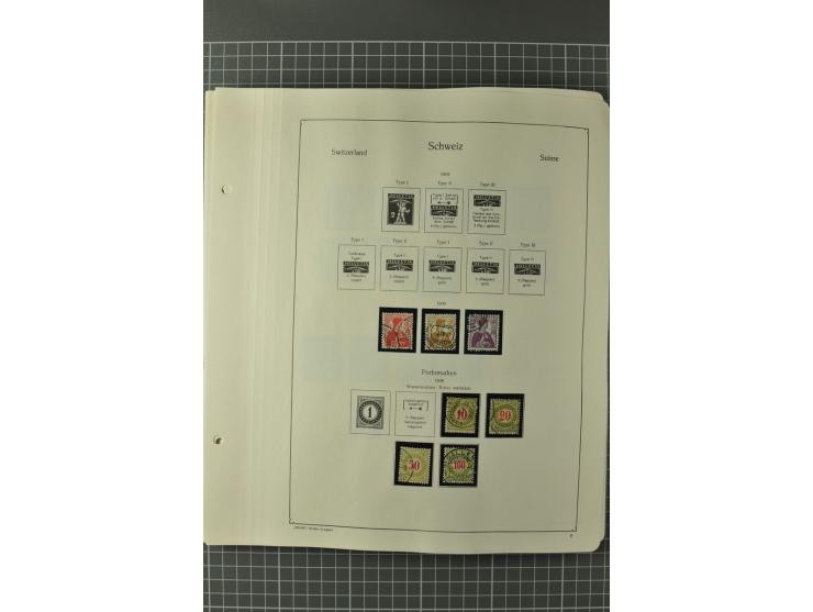 1843/1960 (ca.), postfrische, ungebrauchte und gestempelte Sammlung, dabei bessere klassische Werte, Pax, schöner Teil Ämter,