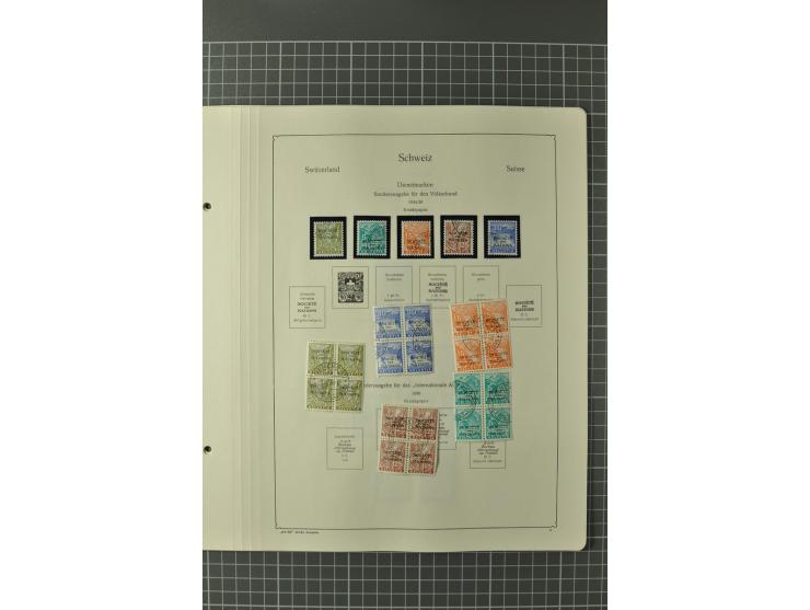 1843/1960 (ca.), postfrische, ungebrauchte und gestempelte Sammlung, dabei bessere klassische Werte, Pax, schöner Teil Ämter,