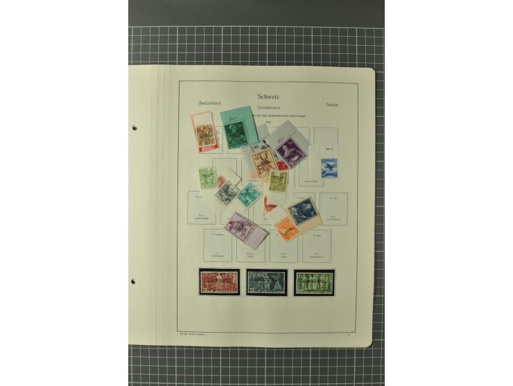 1843/1960 (ca.), postfrische, ungebrauchte und gestempelte Sammlung, dabei bessere klassische Werte, Pax, schöner Teil Ämter,