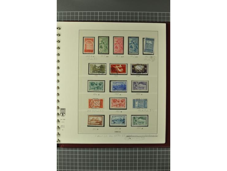 1849/1991, postfrische, ungebrauchte und gestempelte Sammlung mit u.a. Mi.-Nr. 2a, 5IIb, 7I, 7II (2), 9II (Paar), 10, 11, 18,