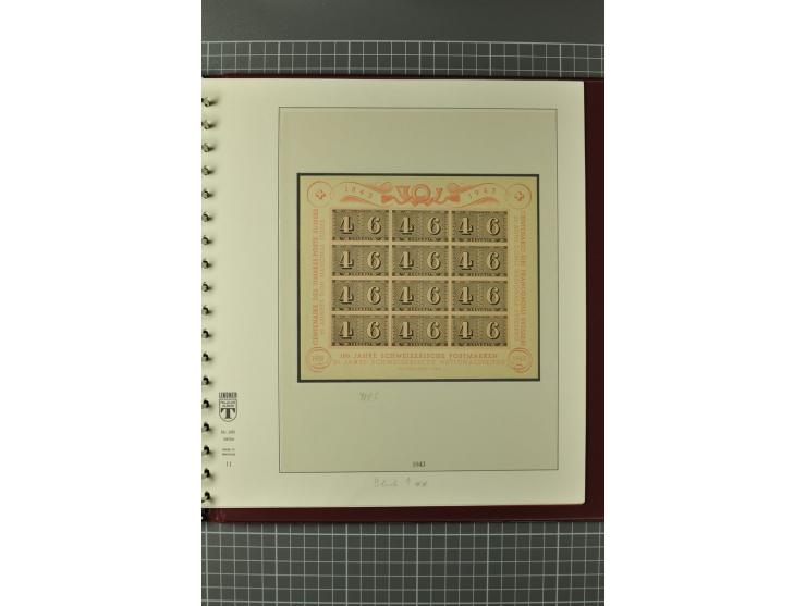 1849/1991, postfrische, ungebrauchte und gestempelte Sammlung mit u.a. Mi.-Nr. 2a, 5IIb, 7I, 7II (2), 9II (Paar), 10, 11, 18,