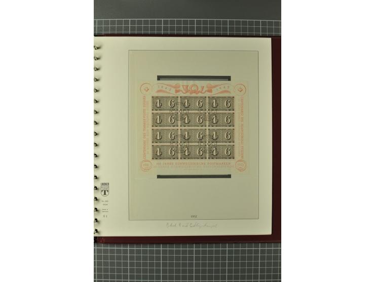 1849/1991, postfrische, ungebrauchte und gestempelte Sammlung mit u.a. Mi.-Nr. 2a, 5IIb, 7I, 7II (2), 9II (Paar), 10, 11, 18,