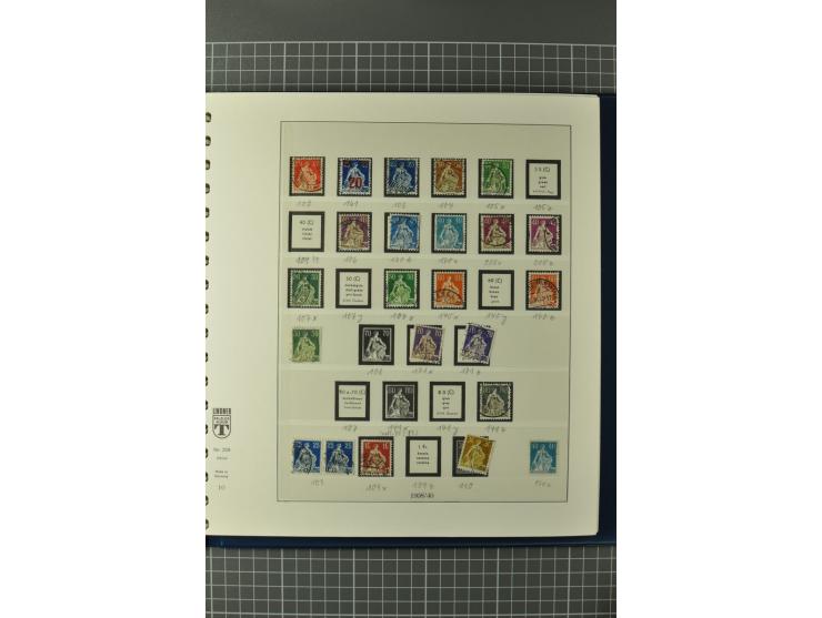1849/1991, postfrische, ungebrauchte und gestempelte Sammlung mit u.a. Mi.-Nr. 2a, 5IIb, 7I, 7II (2), 9II (Paar), 10, 11, 18,