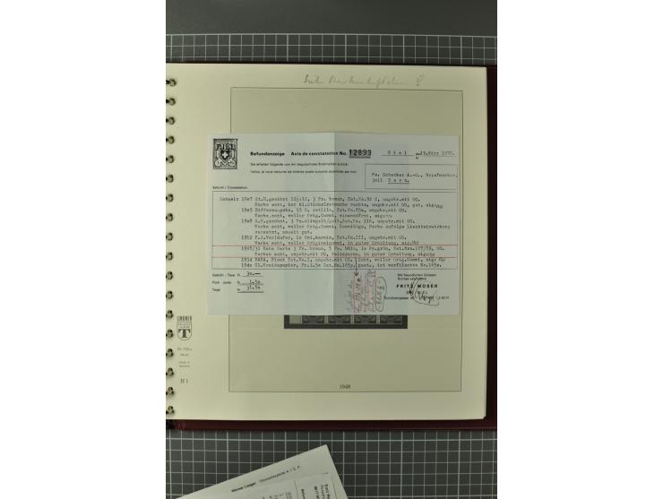 1849/1991, postfrische, ungebrauchte und gestempelte Sammlung mit u.a. Mi.-Nr. 2a, 5IIb, 7I, 7II (2), 9II (Paar), 10, 11, 18,