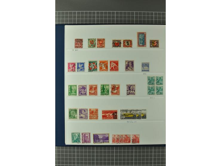 1849/1991, postfrische, ungebrauchte und gestempelte Sammlung mit u.a. Mi.-Nr. 2a, 5IIb, 7I, 7II (2), 9II (Paar), 10, 11, 18,