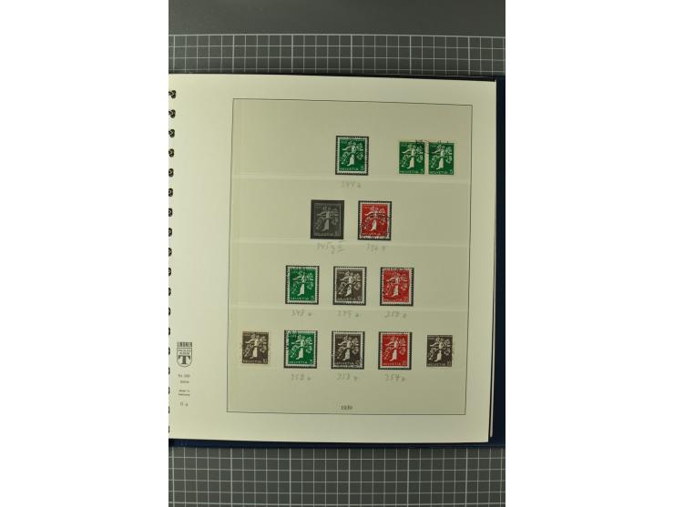 1849/1991, postfrische, ungebrauchte und gestempelte Sammlung mit u.a. Mi.-Nr. 2a, 5IIb, 7I, 7II (2), 9II (Paar), 10, 11, 18,