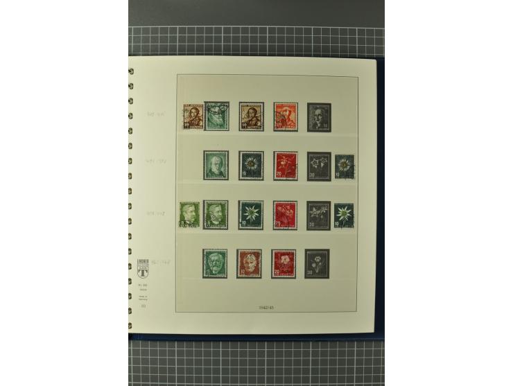 1849/1991, postfrische, ungebrauchte und gestempelte Sammlung mit u.a. Mi.-Nr. 2a, 5IIb, 7I, 7II (2), 9II (Paar), 10, 11, 18,
