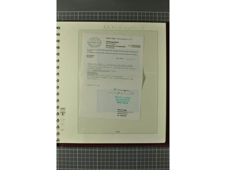 1849/1991, postfrische, ungebrauchte und gestempelte Sammlung mit u.a. Mi.-Nr. 2a, 5IIb, 7I, 7II (2), 9II (Paar), 10, 11, 18,