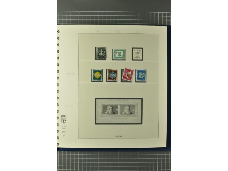 1849/1991, postfrische, ungebrauchte und gestempelte Sammlung mit u.a. Mi.-Nr. 2a, 5IIb, 7I, 7II (2), 9II (Paar), 10, 11, 18,
