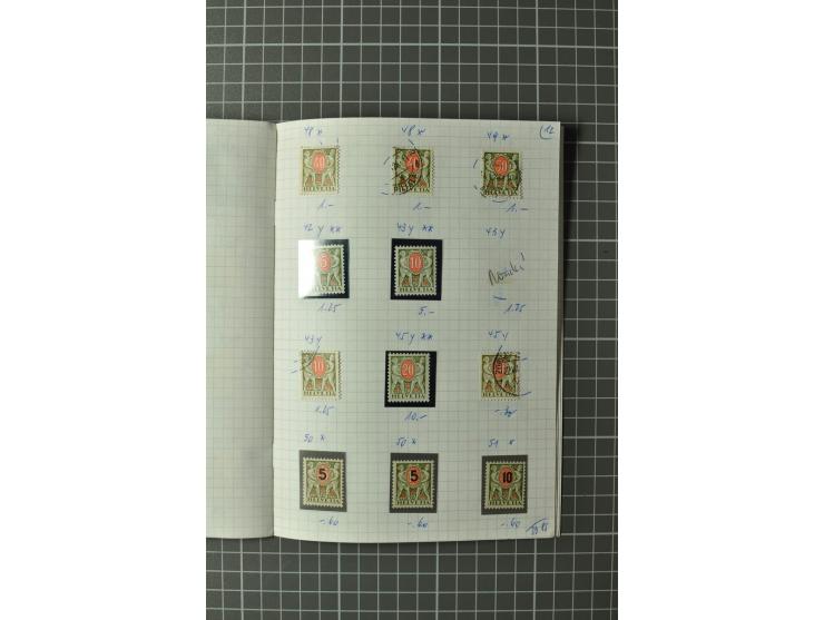 1878/1938, ungebrauchte und überwiegend gestempelte Spezialsammlung, dabei verschiedene Auflagen, normale und kopfstehende Ra