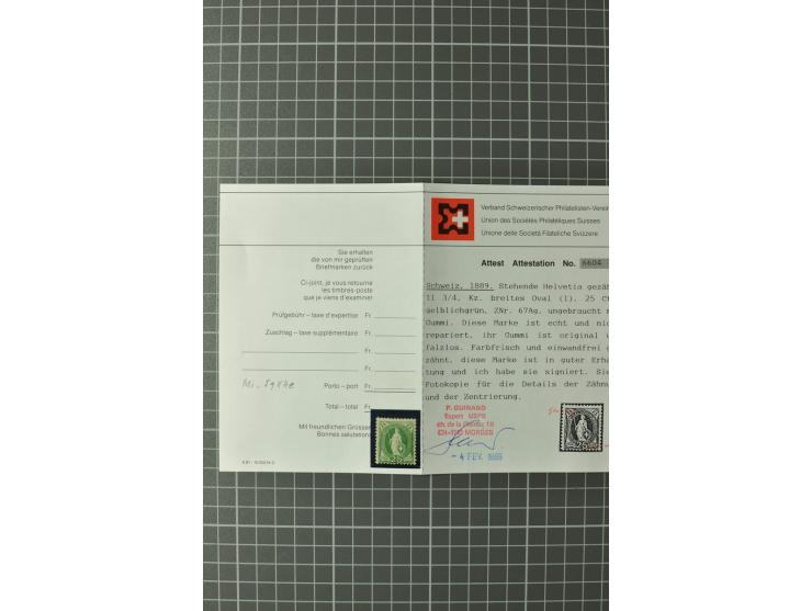 1878/1938, ungebrauchte und überwiegend gestempelte Spezialsammlung, dabei verschiedene Auflagen, normale und kopfstehende Ra