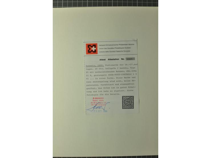 1878/1938, ungebrauchte und überwiegend gestempelte Spezialsammlung, dabei verschiedene Auflagen, normale und kopfstehende Ra