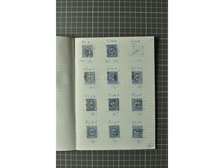 1878/1938, ungebrauchte und überwiegend gestempelte Spezialsammlung, dabei verschiedene Auflagen, normale und kopfstehende Ra