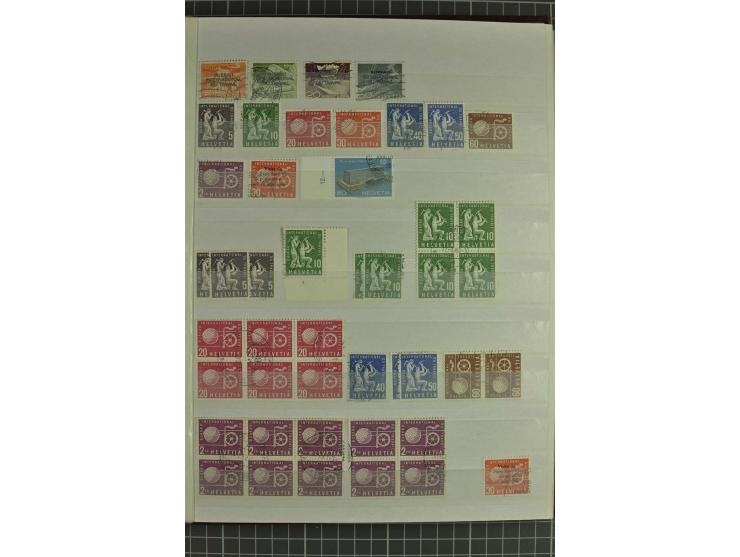 1922/90, Völkerbund und Vereinte Nationen, meist gestempelter Bestand mit besseren Werten (u.a. Mi.-Nr. 19z), einigen Briefst