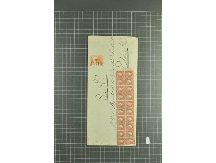 1850/1950, gute Sammlung mit einer Vielzahl an besseren Werten beginnend mit Mi.-Nr.  2 (3) und  4 mit zwei waagerechten Paar