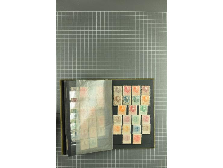 1850/1950, gute Sammlung mit einer Vielzahl an besseren Werten beginnend mit Mi.-Nr.  2 (3) und  4 mit zwei waagerechten Paar