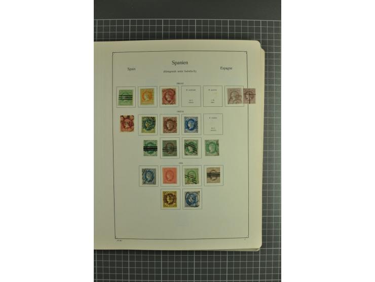 1850/1950, gute Sammlung mit einer Vielzahl an besseren Werten beginnend mit Mi.-Nr.  2 (3) und  4 mit zwei waagerechten Paar