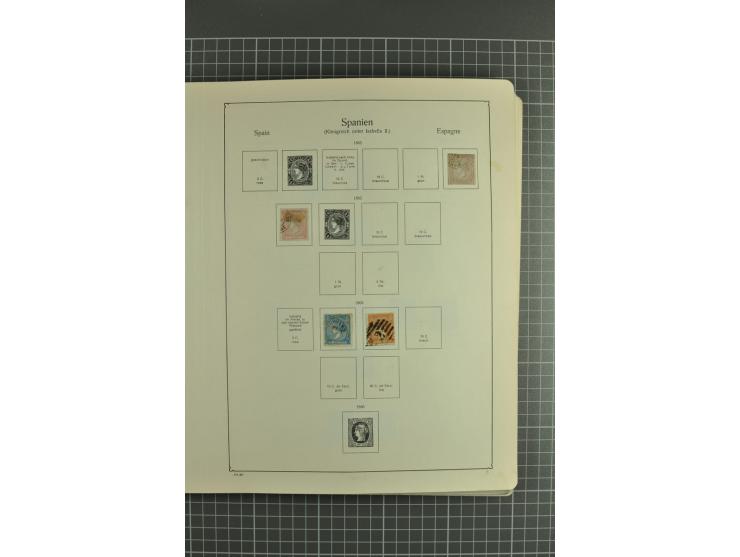 1850/1950, gute Sammlung mit einer Vielzahl an besseren Werten beginnend mit Mi.-Nr.  2 (3) und  4 mit zwei waagerechten Paar