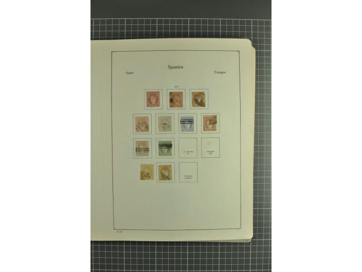 1850/1950, gute Sammlung mit einer Vielzahl an besseren Werten beginnend mit Mi.-Nr.  2 (3) und  4 mit zwei waagerechten Paar