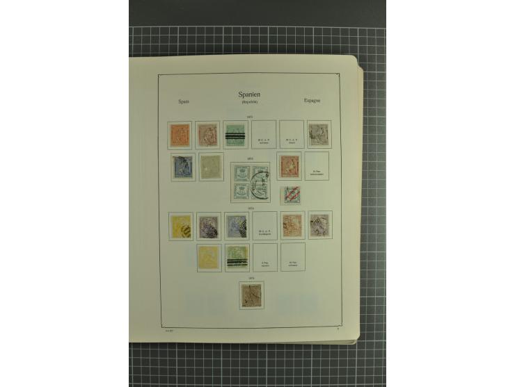 1850/1950, gute Sammlung mit einer Vielzahl an besseren Werten beginnend mit Mi.-Nr.  2 (3) und  4 mit zwei waagerechten Paar