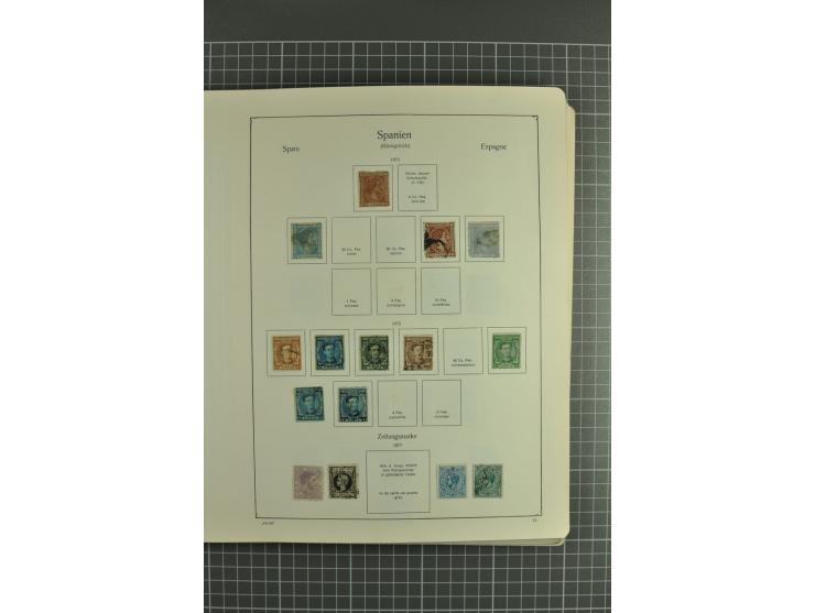 1850/1950, gute Sammlung mit einer Vielzahl an besseren Werten beginnend mit Mi.-Nr.  2 (3) und  4 mit zwei waagerechten Paar
