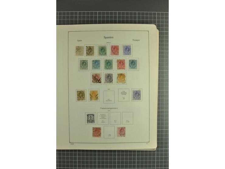 1850/1950, gute Sammlung mit einer Vielzahl an besseren Werten beginnend mit Mi.-Nr.  2 (3) und  4 mit zwei waagerechten Paar