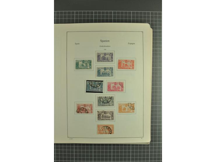 1850/1950, gute Sammlung mit einer Vielzahl an besseren Werten beginnend mit Mi.-Nr.  2 (3) und  4 mit zwei waagerechten Paar