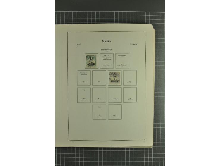 1850/1950, gute Sammlung mit einer Vielzahl an besseren Werten beginnend mit Mi.-Nr.  2 (3) und  4 mit zwei waagerechten Paar