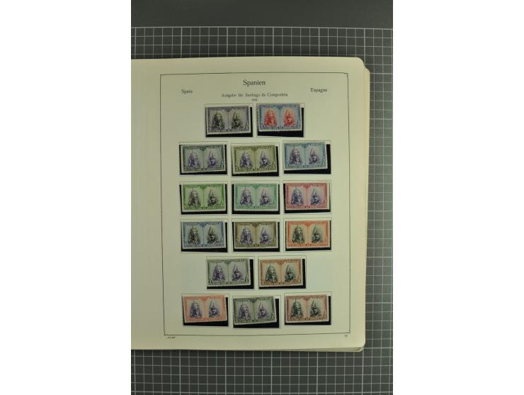 1850/1950, gute Sammlung mit einer Vielzahl an besseren Werten beginnend mit Mi.-Nr.  2 (3) und  4 mit zwei waagerechten Paar