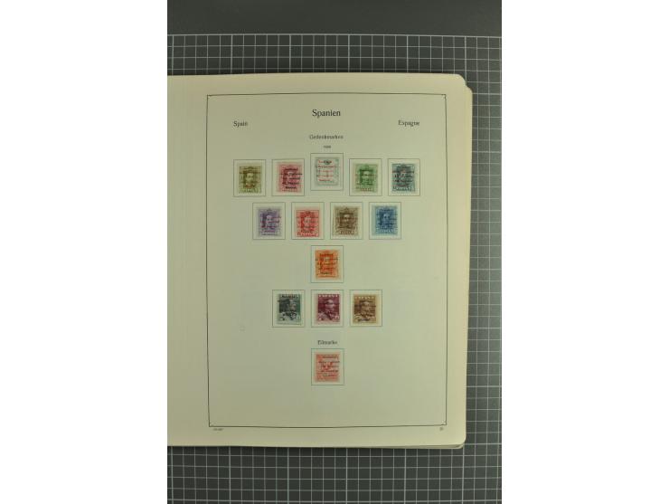 1850/1950, gute Sammlung mit einer Vielzahl an besseren Werten beginnend mit Mi.-Nr.  2 (3) und  4 mit zwei waagerechten Paar