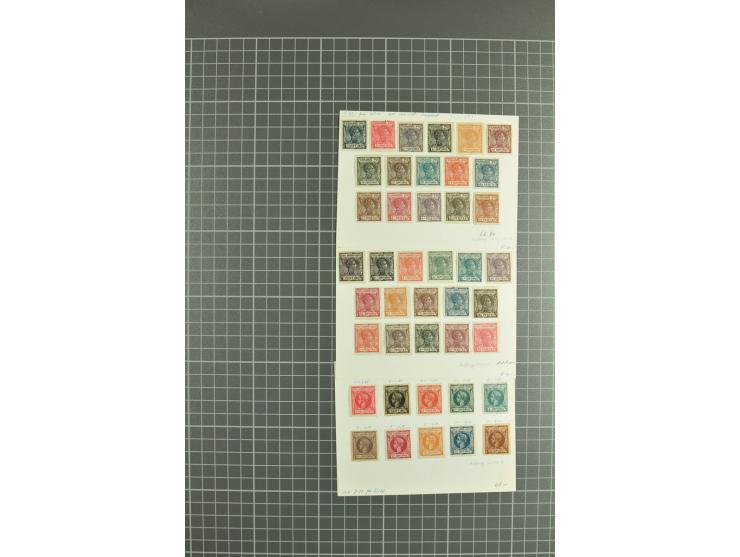 1850/1950, gute Sammlung mit einer Vielzahl an besseren Werten beginnend mit Mi.-Nr.  2 (3) und  4 mit zwei waagerechten Paar