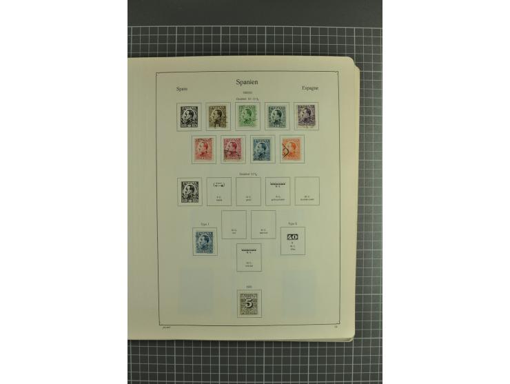 1850/1950, gute Sammlung mit einer Vielzahl an besseren Werten beginnend mit Mi.-Nr.  2 (3) und  4 mit zwei waagerechten Paar