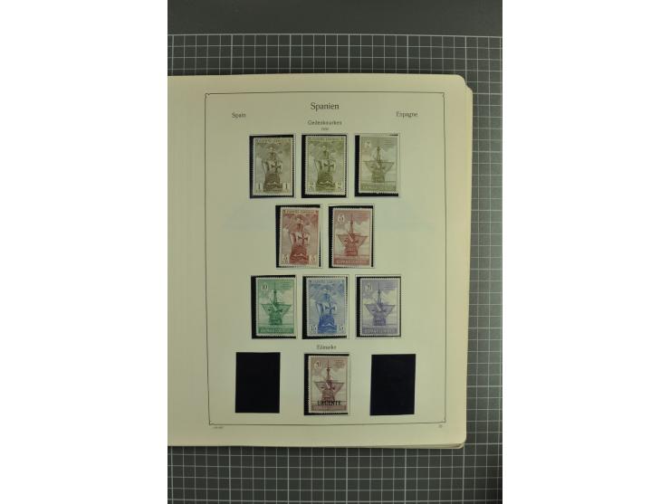 1850/1950, gute Sammlung mit einer Vielzahl an besseren Werten beginnend mit Mi.-Nr.  2 (3) und  4 mit zwei waagerechten Paar