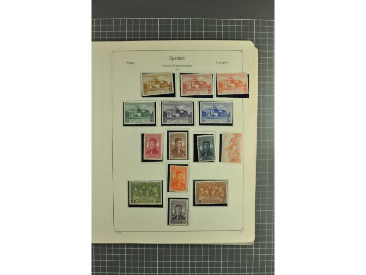 1850/1950, gute Sammlung mit einer Vielzahl an besseren Werten beginnend mit Mi.-Nr.  2 (3) und  4 mit zwei waagerechten Paar