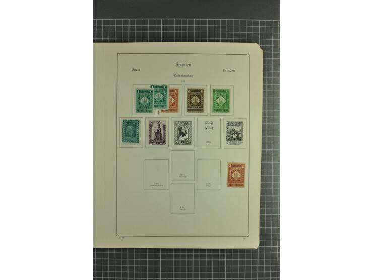1850/1950, gute Sammlung mit einer Vielzahl an besseren Werten beginnend mit Mi.-Nr.  2 (3) und  4 mit zwei waagerechten Paar