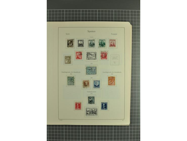 1850/1950, gute Sammlung mit einer Vielzahl an besseren Werten beginnend mit Mi.-Nr.  2 (3) und  4 mit zwei waagerechten Paar