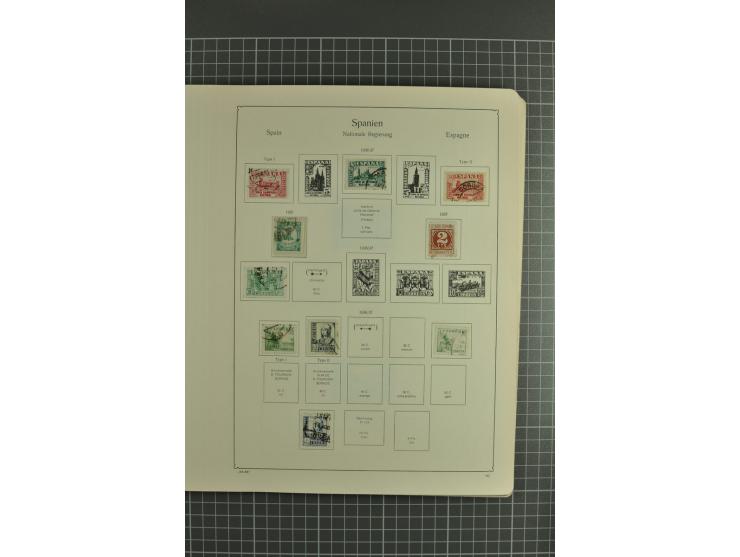 1850/1950, gute Sammlung mit einer Vielzahl an besseren Werten beginnend mit Mi.-Nr.  2 (3) und  4 mit zwei waagerechten Paar
