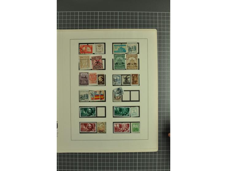 1850/1950, gute Sammlung mit einer Vielzahl an besseren Werten beginnend mit Mi.-Nr.  2 (3) und  4 mit zwei waagerechten Paar