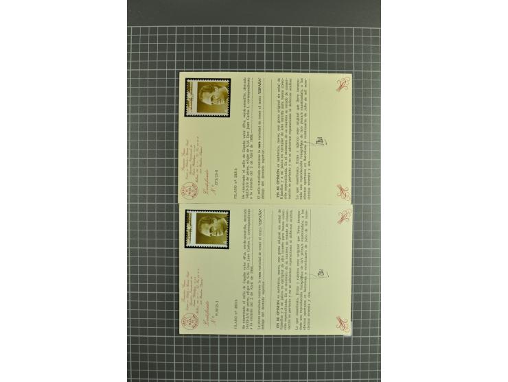 1924/89, postfrische und wenig ungebrauchte Partie, meist Abarten, vielfach mit Fotoattest Graus
