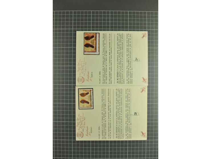 1924/89, postfrische und wenig ungebrauchte Partie, meist Abarten, vielfach mit Fotoattest Graus