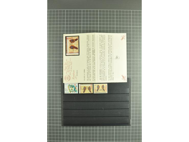 1924/89, postfrische und wenig ungebrauchte Partie, meist Abarten, vielfach mit Fotoattest Graus