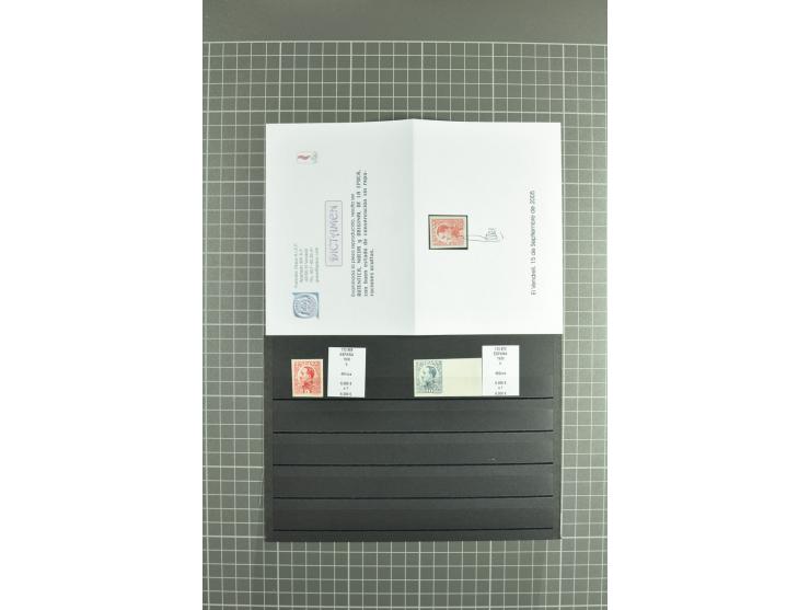 1930/89 (ca.), postfrische Partie von etwa 640 Abarten, dabei ungezähnte Marken, Farbfehldrucke, fehlende Farben, etc.; viele