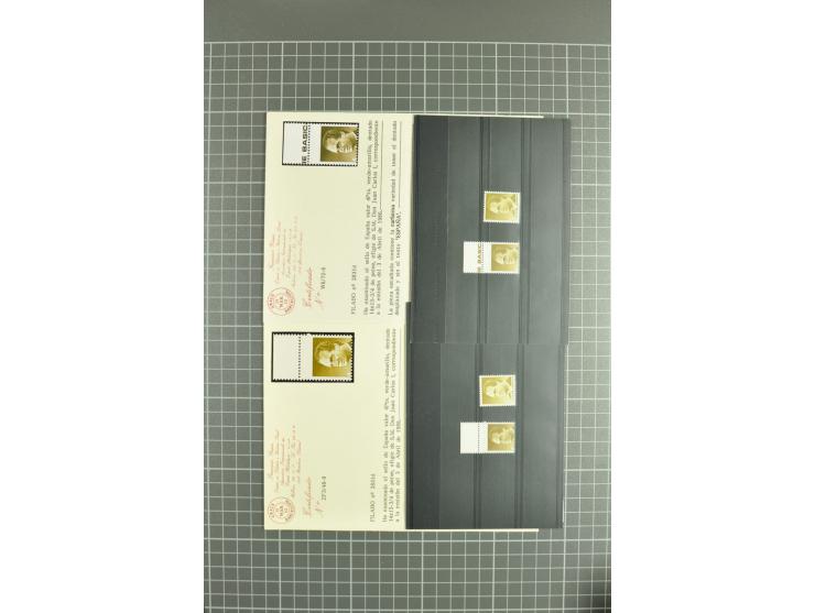 1930/89 (ca.), postfrische Partie von etwa 640 Abarten, dabei ungezähnte Marken, Farbfehldrucke, fehlende Farben, etc.; viele