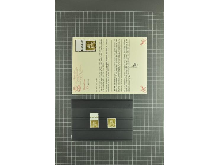 1930/89 (ca.), postfrische Partie von etwa 640 Abarten, dabei ungezähnte Marken, Farbfehldrucke, fehlende Farben, etc.; viele