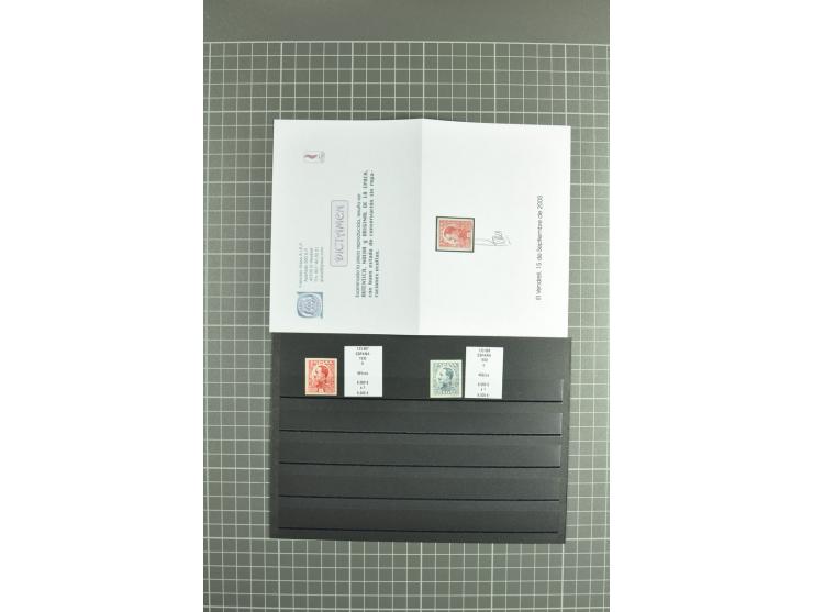 1930/89 (ca.), postfrische Partie von etwa 640 Abarten, dabei ungezähnte Marken, Farbfehldrucke, fehlende Farben, etc.; viele