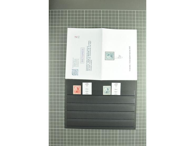 1930/89 (ca.), postfrische Partie von etwa 640 Abarten, dabei ungezähnte Marken, Farbfehldrucke, fehlende Farben, etc.; viele