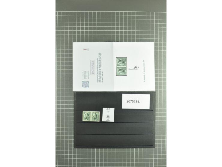 1930/89 (ca.), postfrische Partie von etwa 640 Abarten, dabei ungezähnte Marken, Farbfehldrucke, fehlende Farben, etc.; viele
