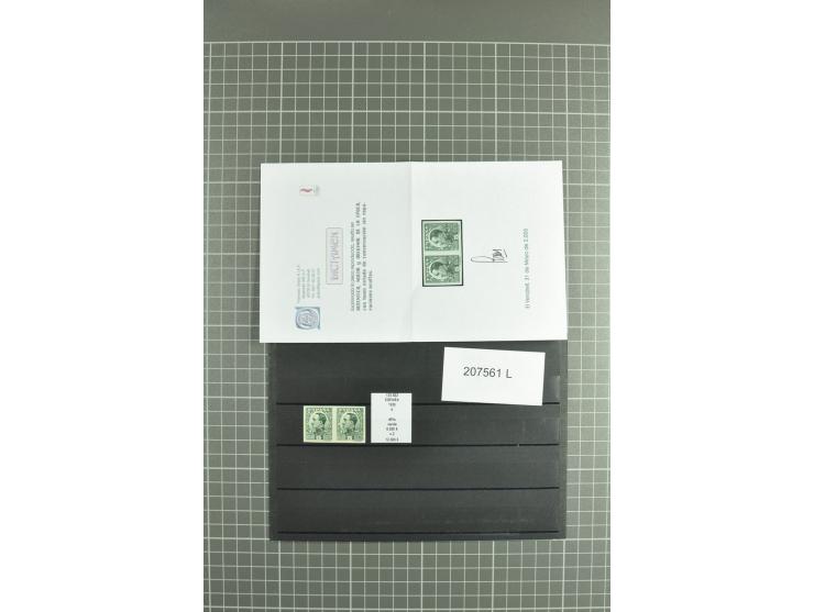 1930/89 (ca.), postfrische Partie von etwa 640 Abarten, dabei ungezähnte Marken, Farbfehldrucke, fehlende Farben, etc.; viele
